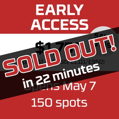 BCBR 2026 early access sold out