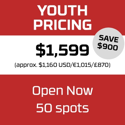 2026 BCBR Youth Pricing $1599