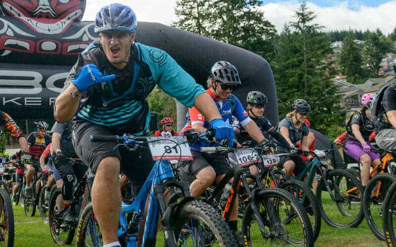 BC Bike Race start line 2018
