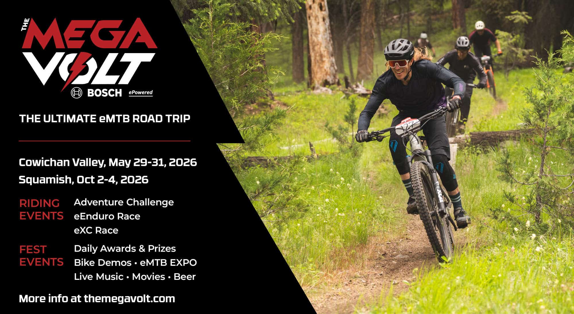 MegaVolt eMTB festival 2026 promo graphic